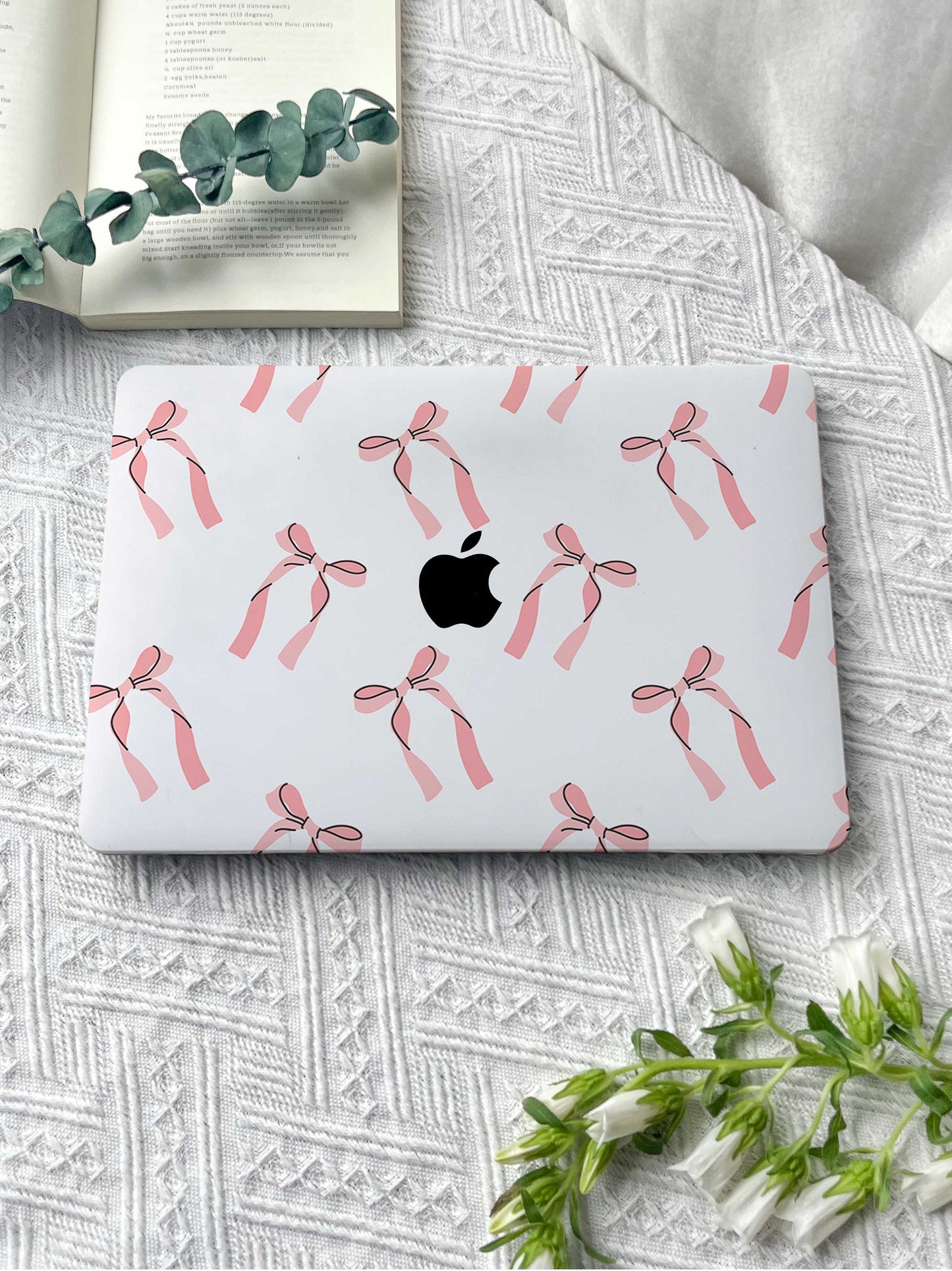Pink Ribbon New Macbook M2 Air 13 2022 A2681 Pro 13 A2338 Pro 14 15 16 M3 Air 15 A3114 2024 Laptop Case For Air 13 11 Back To School Gifts