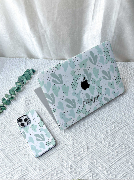 Custom Prickly Cactus Macbook M4 Air 13 2022 A2681 Pro 13 A2338 Pro 14 15 16 M3 Air 15 A3114 2024 Laptop Case For Air 13" 11" Cover Gifts