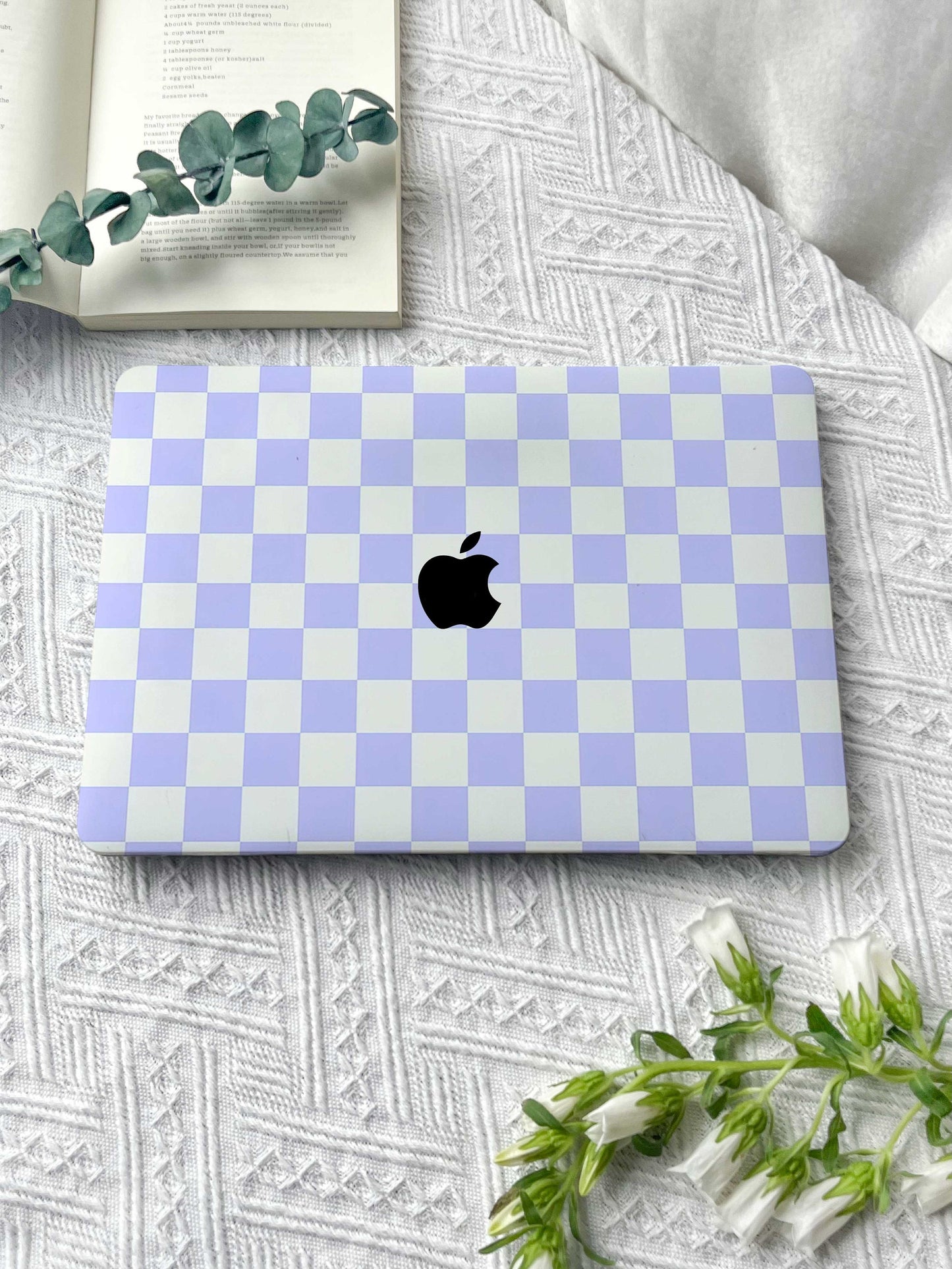 Purple Plaid New Macbook M2 Air 13 2022 A2681 Pro 13 A2338 Pro 14 15 16 M3 Air 15 A3114 2024 Laptop Case For Air 13 11 Back To School Gifts
