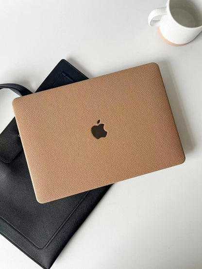 Khaki Vegan Leather Macbook Case For M4 Air 13 2025 A2681 Pro 13 A2338 Pro 14 15 16 M3 Air 15 A3114 2024 Air 15" Laptop Case For Him