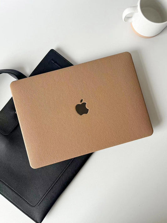 Khaki Vegan Leather Macbook Case For M4 Air 13 2025 A2681 Pro 13 A2338 Pro 14 15 16 M3 Air 15 A3114 2024 Air 15" Laptop Case For Him