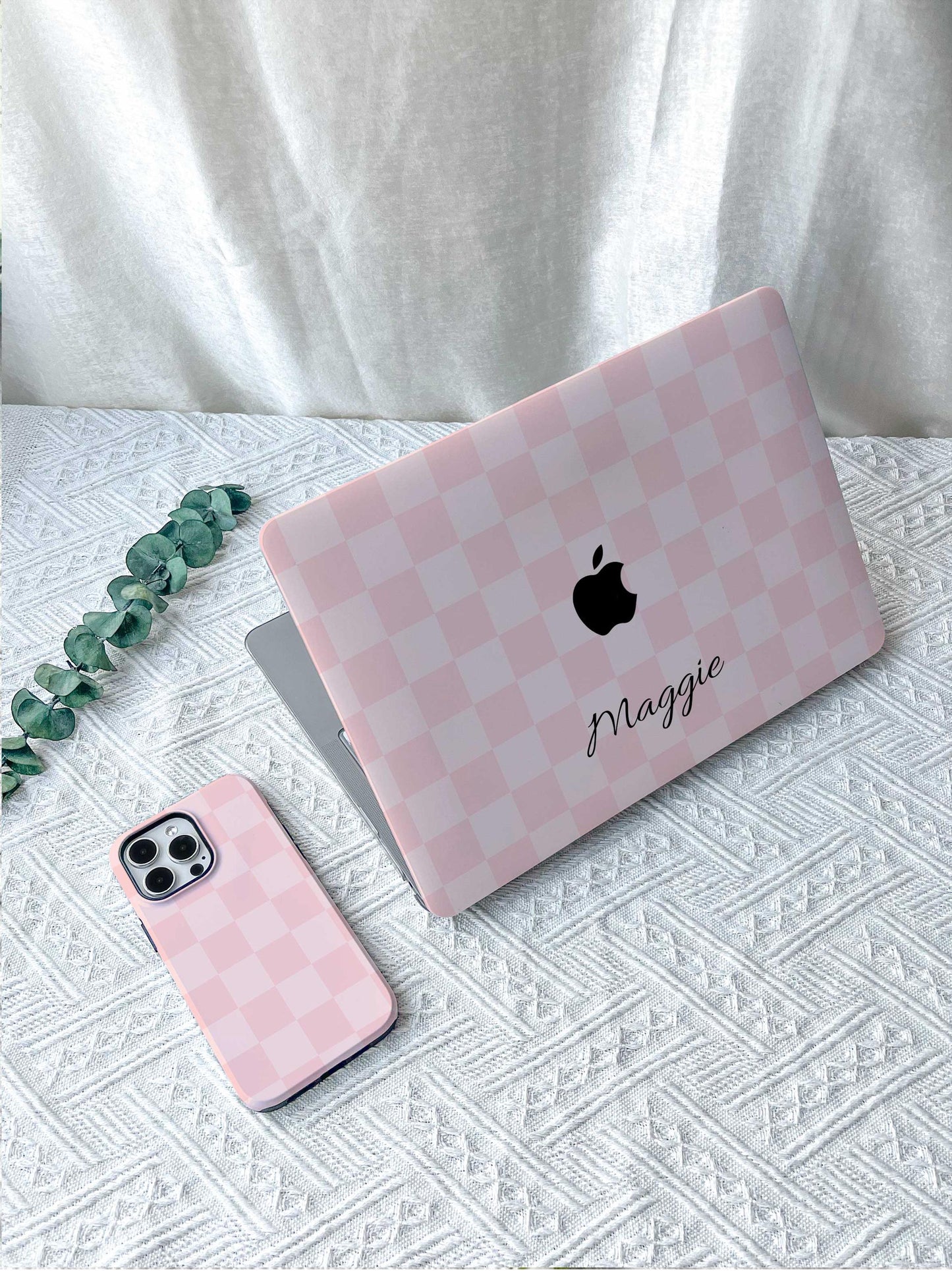 Pink Plaid Macbook M4 2024 Pro16 Case M2 Air 13 2022 A2681 Pro 13 A2338 Pro 14 15 M3 Air 15 A3114 2024 Laptop Case For Air 13“ Gifts For Her