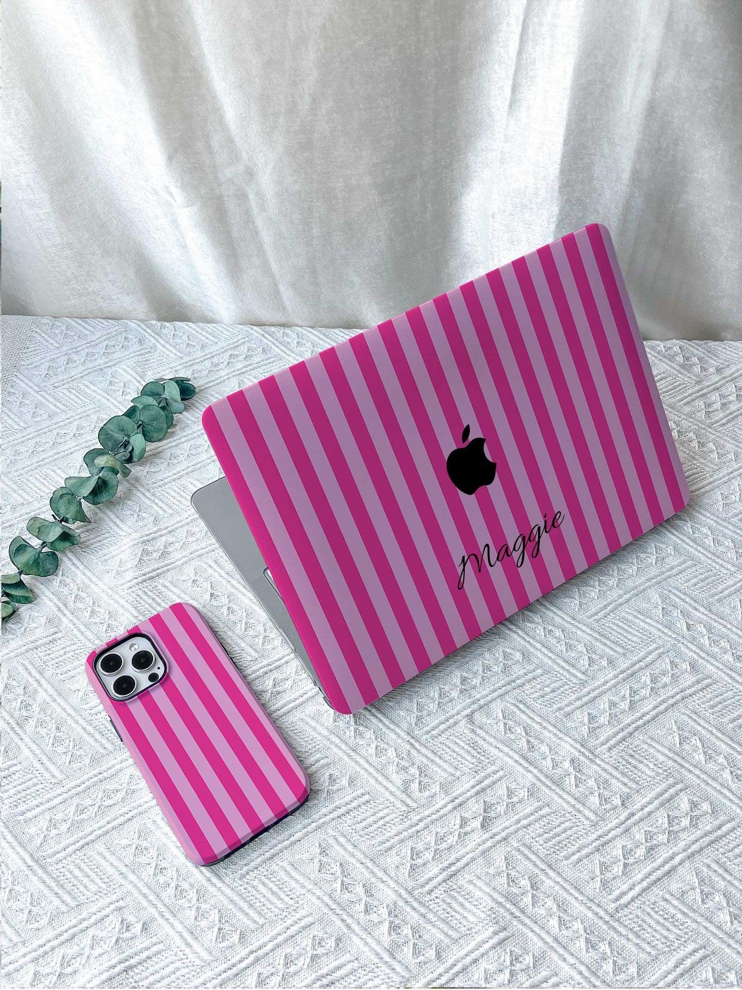 Pink Stripes New Macbook M2 Air 13 2022 A2681 Pro 13 A2338 Pro 14 15 16 M3 Air 15 A3114 2024 Laptop Case For Air 13 11 Gifts For Her