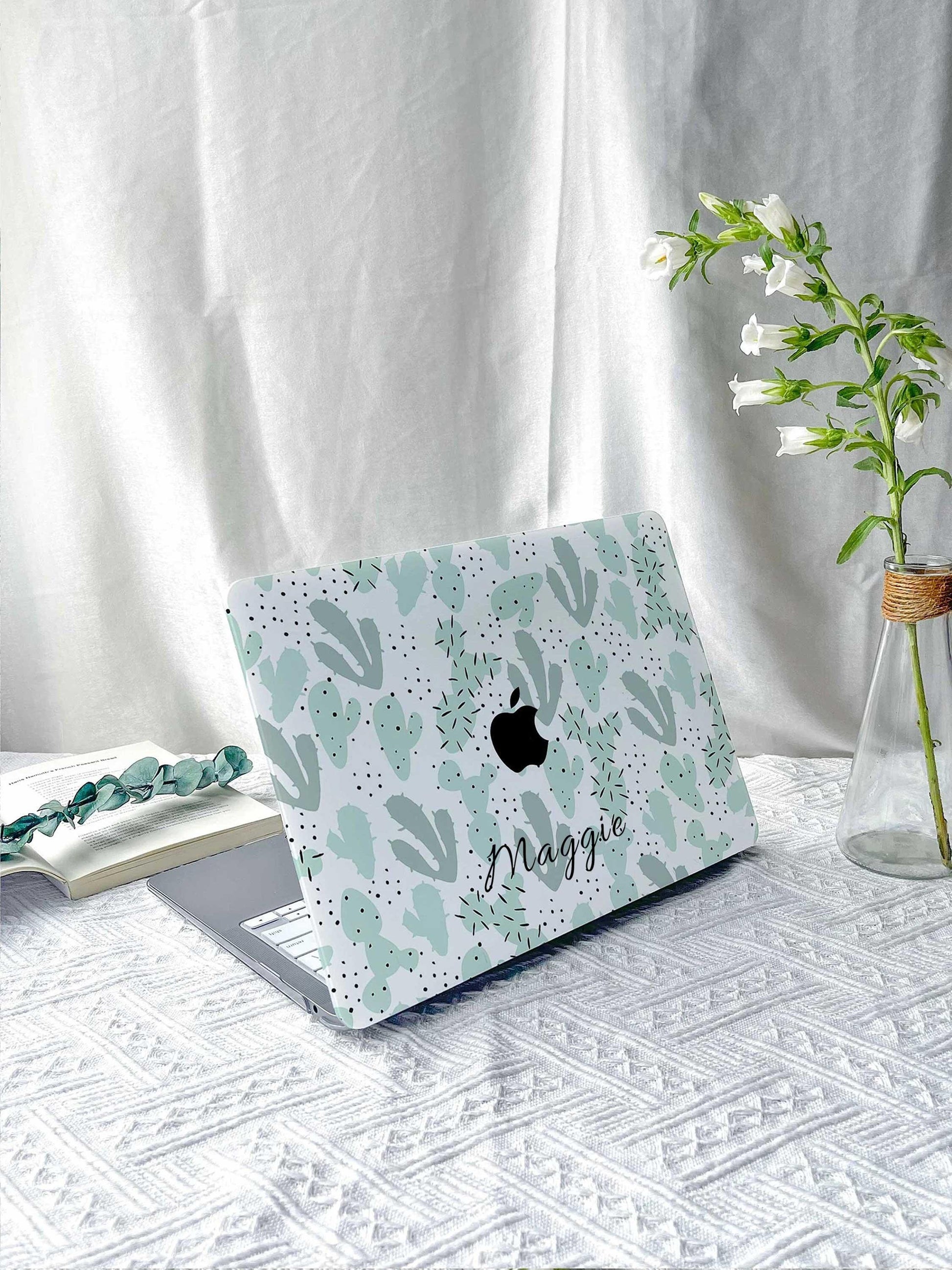 Custom Prickly Cactus Macbook M4 Air 13 2022 A2681 Pro 13 A2338 Pro 14 15 16 M3 Air 15 A3114 2024 Laptop Case For Air 13" 11" Cover Gifts