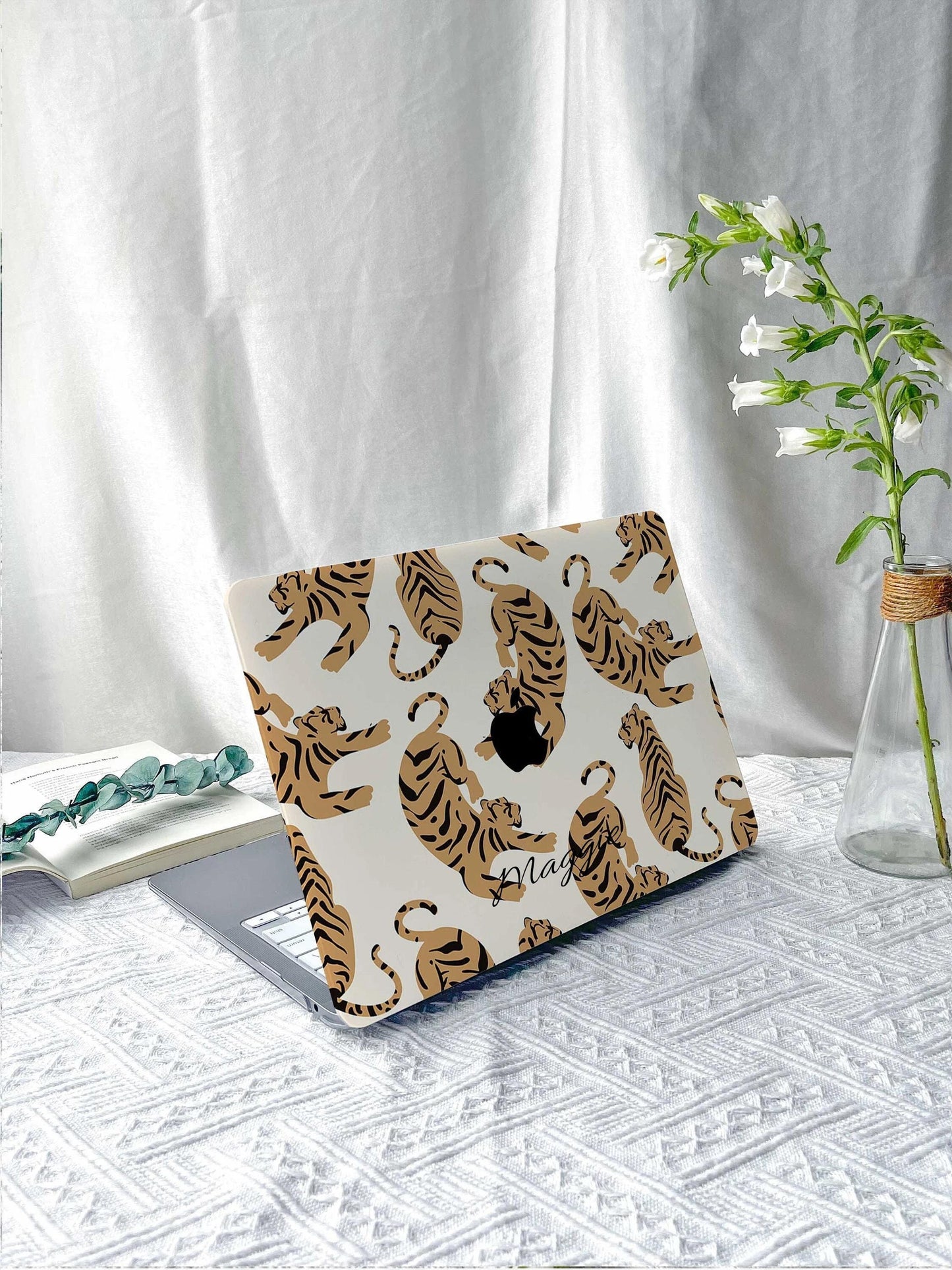 Cool Tiger New Macbook M4 Air 13 2022 Cover #a2681 Pro 13 A2338 Pro 14 15 16 M3 Air 11 15 A3114 2024 Laptop Case Gifts For Tiger Lovers